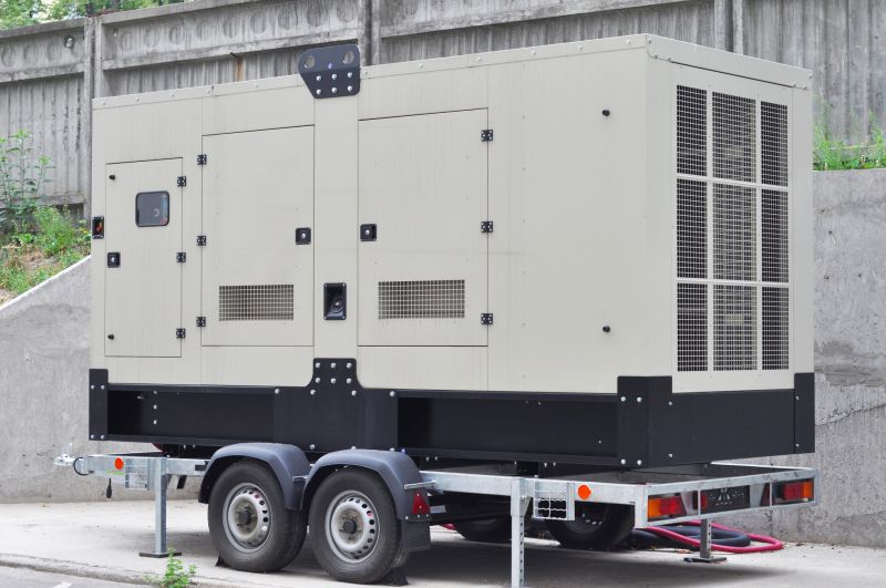 Generator Setup at Commercial Site